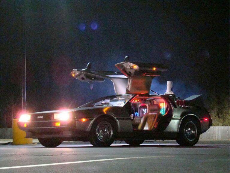 The Delorean from Back to the Future